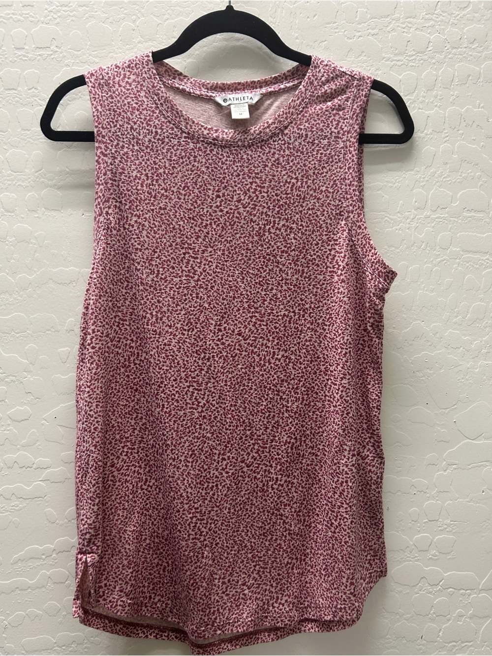 Athleta Pink Sleeveless Printed Tank Top